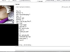 ChatRoulette kåt jente med fine bryster og mastobation